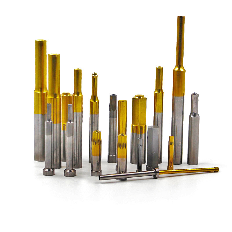 Hoge sterkte TiN-coating Precision HSS Stamping Punch Pin OEM Design Screw Die Parts
