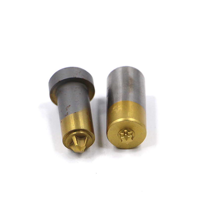 China Factory Customized Schroef Tweede Punch M2 / M42 / HSS Schroef Hoofd Punch Hexagon Socket Punch