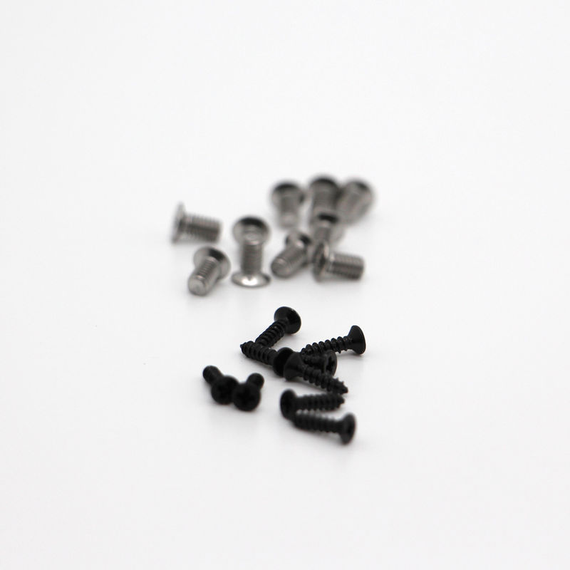 Precision micro schroeven roestvrij staal plat hoofd en volledige draad voor de bouw Op maat gemaakte service