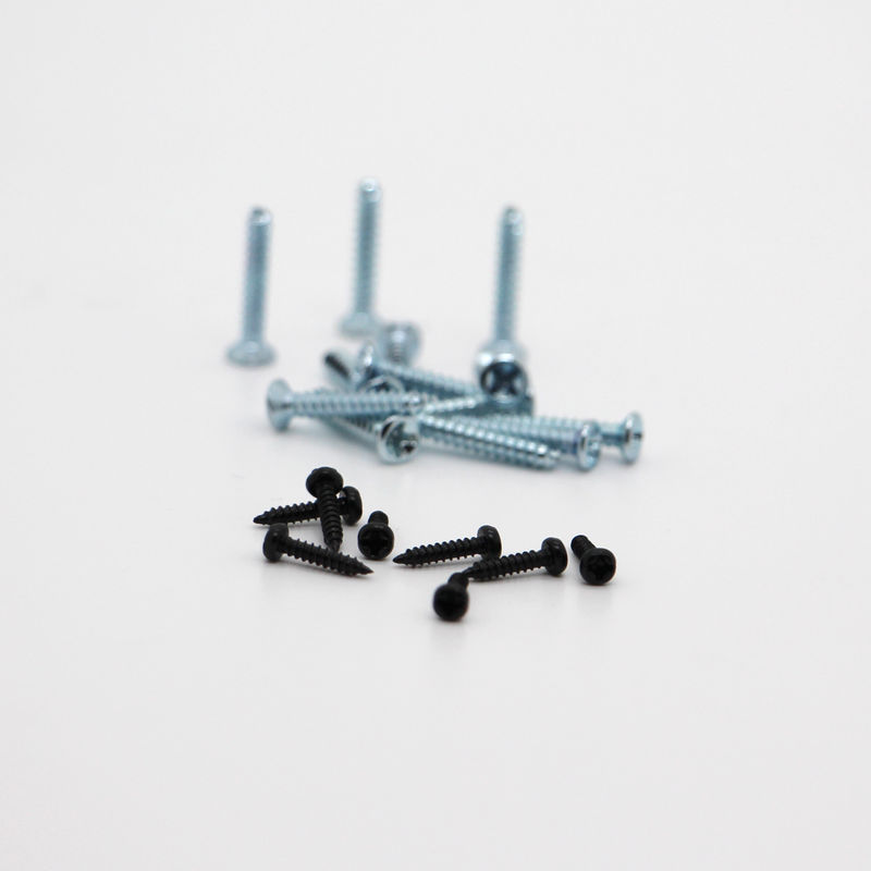 Precision micro schroeven roestvrij staal plat hoofd en volledige draad voor de bouw Op maat gemaakte service