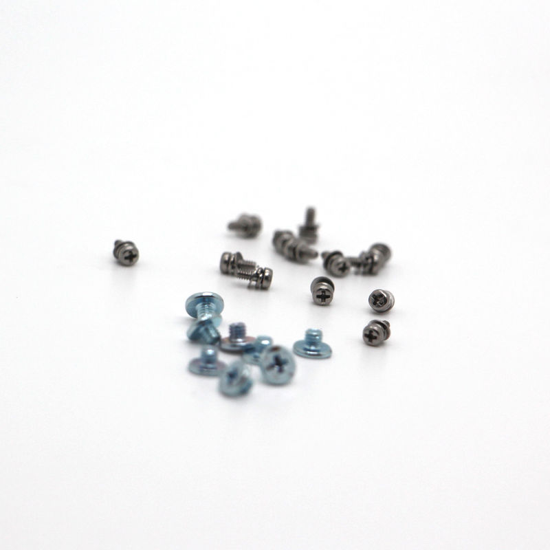 Precision Micro Screw Aluminium Steel Nickel Plated Gebruik voor medische machines Op maat gemaakte service