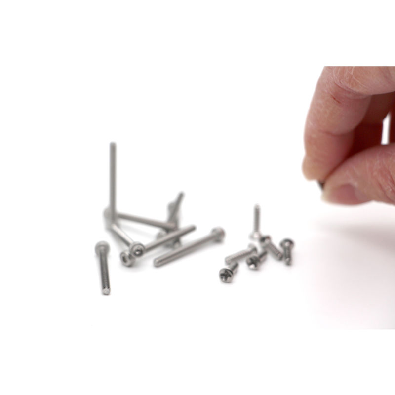 Gecombineerde metalen met nikkel geplatte precisie micro schroeven cilindrische kop machine schroef voor gasmeter