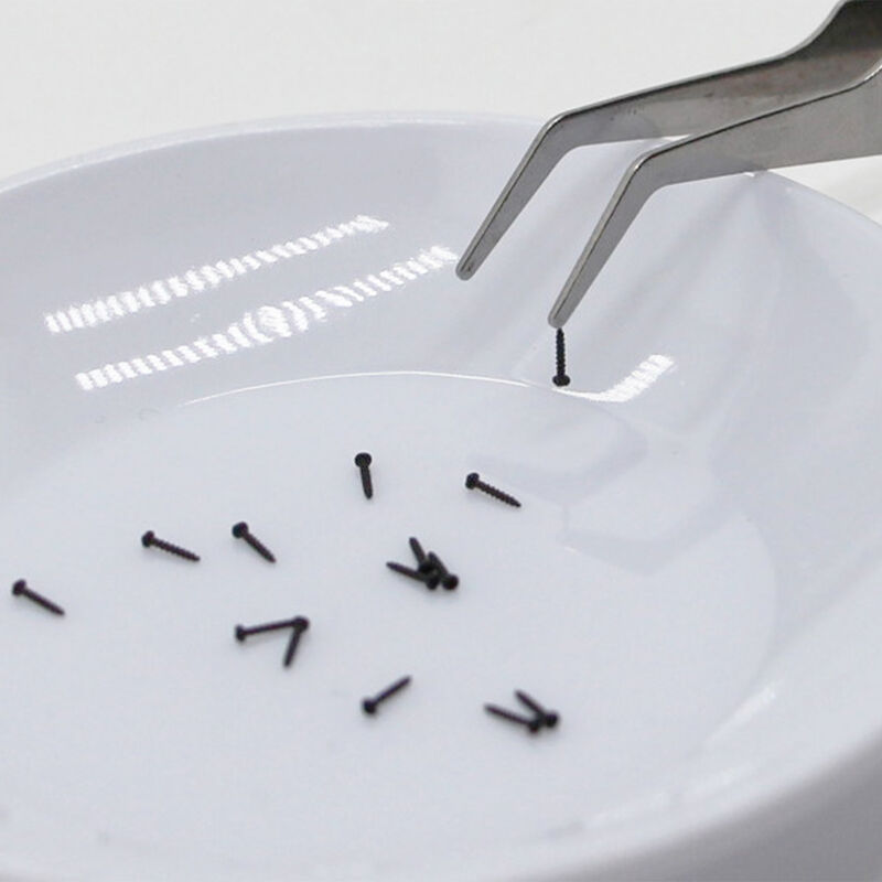 Nickelgeplatte zinkgeplatte zwarte oxide micro schroef Precision self-tapping schroef voor industriële toepassingen