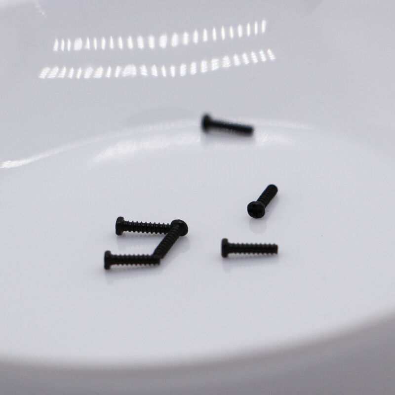 Nickelgeplatte zinkgeplatte zwarte oxide micro schroef Precision self-tapping schroef voor industriële toepassingen