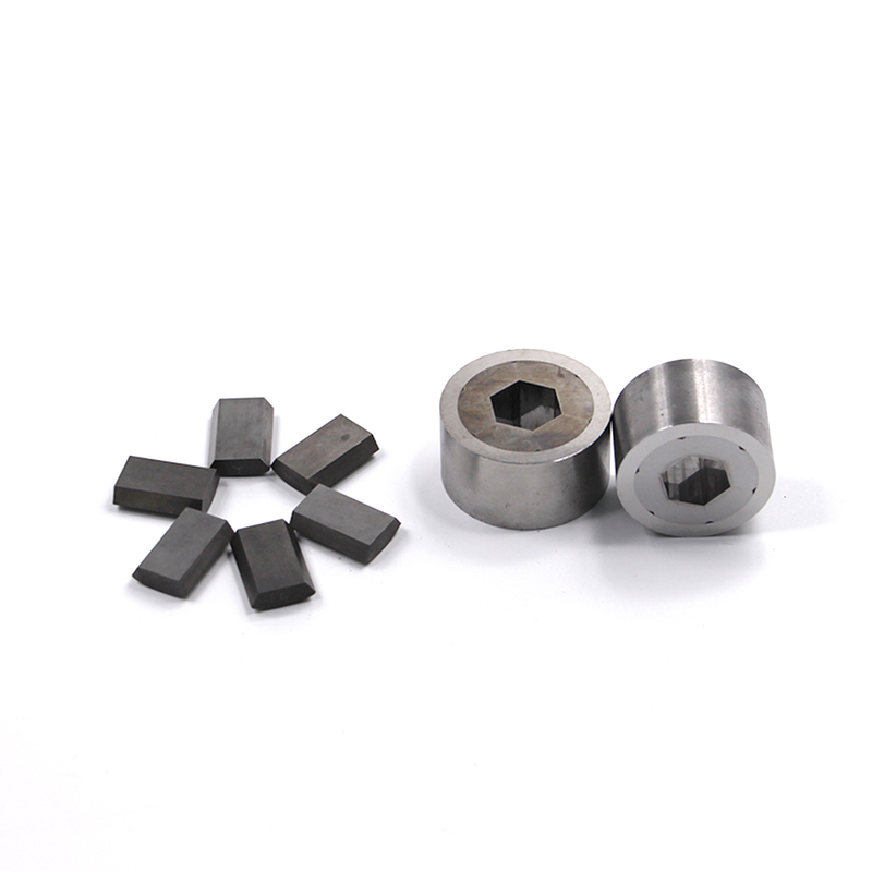 Segmented Hex Die Wear Thermal Fatigue Resistant voor roestvrij koolstofstaal Cold Hot Forging Vervangbare modules Gemakkelijk onderhoud