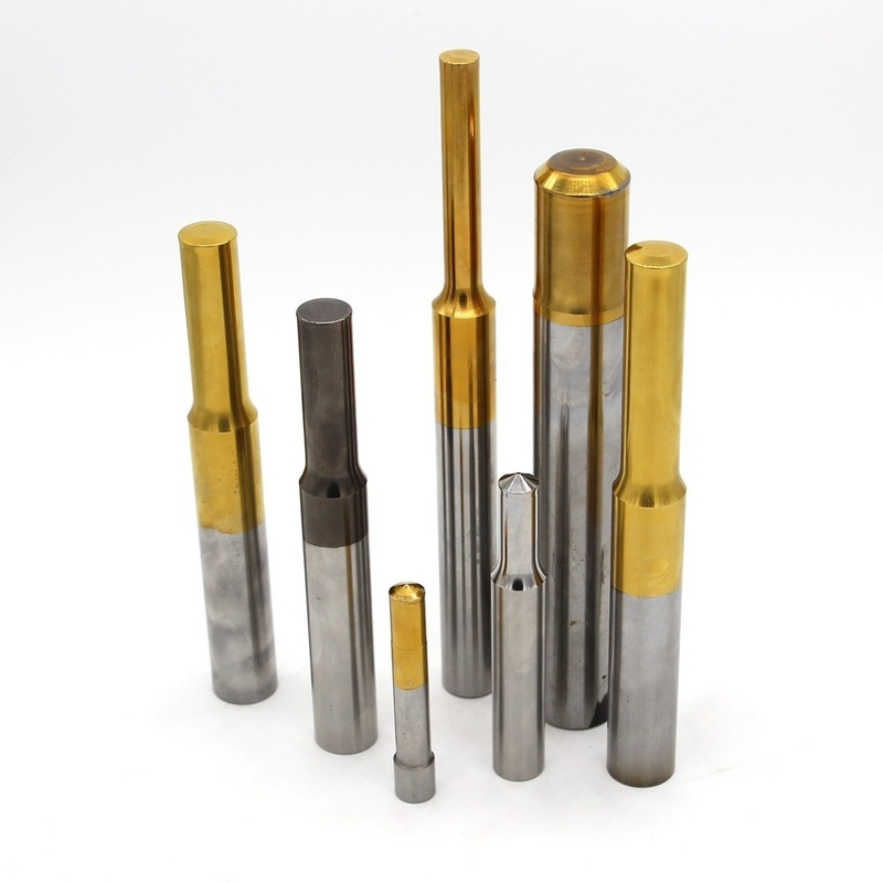 High-Speed Steel (HSS) Punch Pin - Impact-Resistant Design Precision Bewerkte voor Metal Casing Stamping in mobiele telefoons